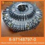 Cooling Fan Clutch 8-97148797-0 8971487970 for Isuzu NPR 4HE1 Embrague de ventilador de enfriamiento