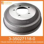 BRAKE DRUM 3-35027118-0 3350271180 for ISUZU TAMBOR DEL FRENO