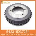 BRAKE DRUM 542315037251 5-4231503725-1 for ISUZU NKR TAMBOR DEL FRENO