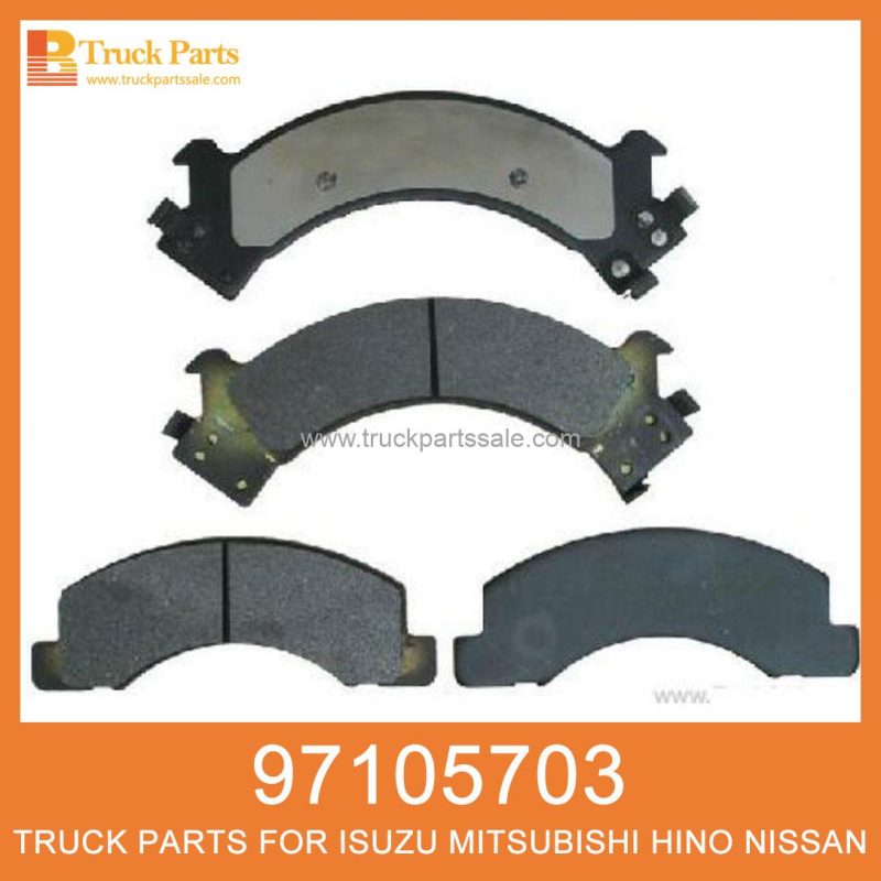 Brake Pad 97105703 97164756 97167632 8-94479-583-0 8-97080-398-0 8-97094-710-0 8-97105-703-0 8-97164-756-0 8-97167-632-0 for ISUZU Pastilla de freno