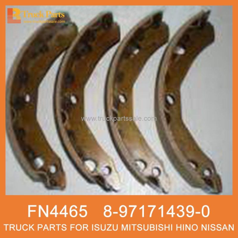 Brake Shoe Set FN4465 K4465 8-97171-439-0 8971714390 for ISUZU 4JG2 Pastillas de frenos