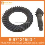 Crown Wheel Pinion 8-97121593-1 8971215931 for ISUZU NPR Outer diameter 320mm 7*39 320mm Pi ??n de la rueda de la corona