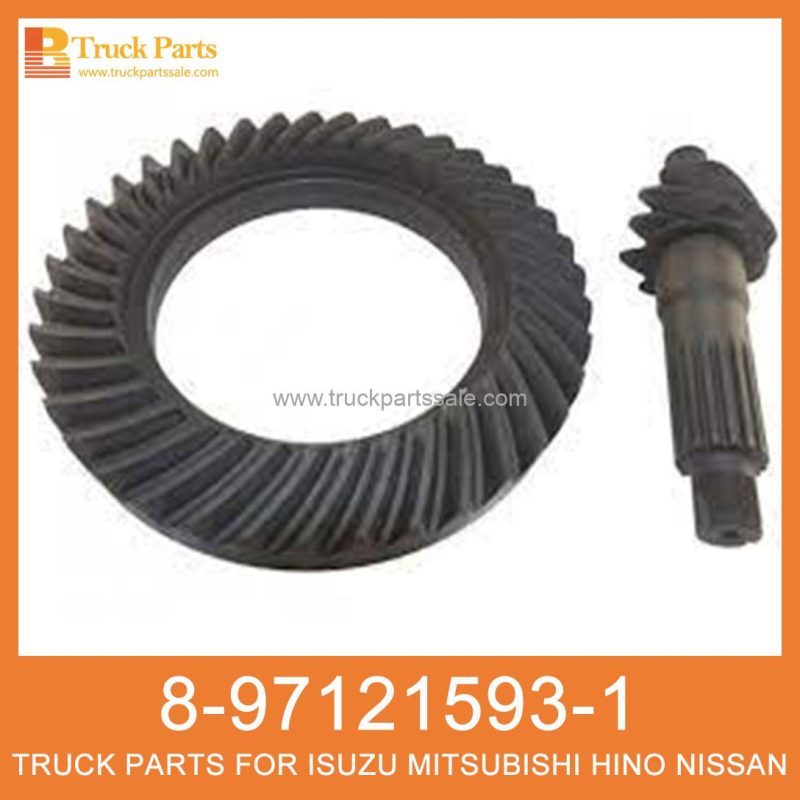 Crown Wheel Pinion 8-97121593-1 8971215931 for ISUZU NPR Outer diameter 320mm 7*39 320mm Pi ??n de la rueda de la corona