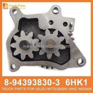 Oil Pump Assembly 8-94393830-3 8943938303 8-94393-830-3 8-94395564-3 8943955643 8-94395-564-3 for ISUZU FVZ34 6HK1 Conjunto de la bomba de aceite