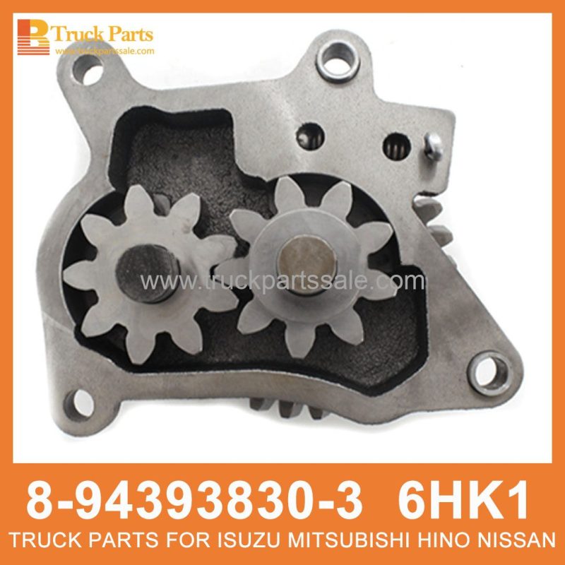 Oil Pump Assembly 8-94393830-3 8943938303 8-94393-830-3 8-94395564-3 8943955643 8-94395-564-3 for ISUZU FVZ34 6HK1 Conjunto de la bomba de aceite