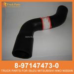 RADIATOR HOSE 8-97147473-0 8971474730 for ISUZU NKR NPR 4JB1 4JG2 Manguera de radiador