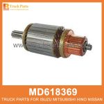 Armature Starter Motor 2 Bearing Type 12V MD618369 M106X02271 for Mitsubishi truck Armatura Starter Motor Roiling