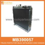 Assembly Radiator Core Size MB390057 MB390018 MB390016 for Mitsubishi truck N??cleo del radiador de ensamblaje