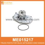 Assembly Water Pump 5 Bolt Type Aluminium ME015217 ME995426 ME994506 for Mitsubishi truck Bomba de agua de montaje