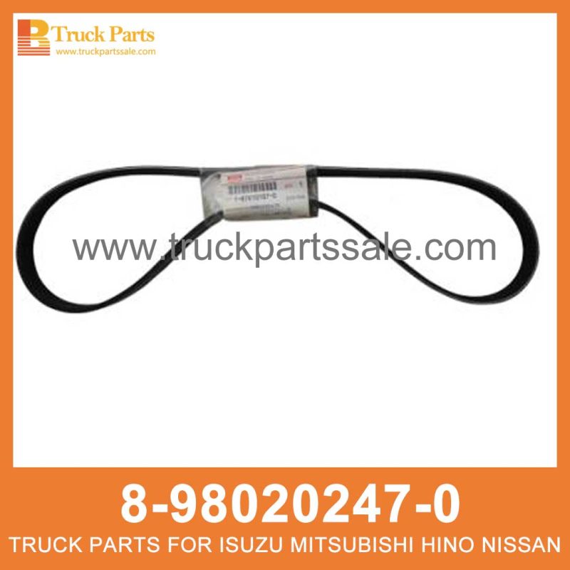 BELT COOLING FAN 8-98020247-0 1-87610107-0 8980202470 1876101070 8-98020-247-0 1-87610-107-0 for ISUZU FC Ventilador de enfriamiento del cintur??n