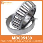 Bearing Differential Side MB005139 28985 28921 for Mitsubishi truck Lado diferencial de rodamiento