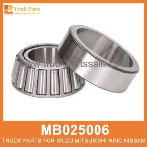 Bearing Inner Front Hub MB025006 MH043102 for Mitsubishi truck Cojinete delantero interno