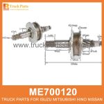 Bendix Starter Motor 116 134mm length ME700120 ME700042 M357T71671 for Mitsubishi truck Motor de arranque de Bendix Bendix Starter Motor