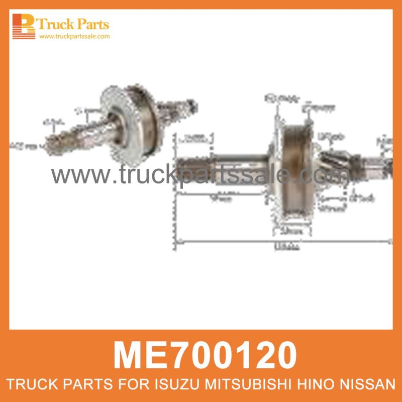 Bendix Starter Motor 116 134mm length ME700120 ME700042 M357T71671 for Mitsubishi truck Motor de arranque de Bendix Bendix Starter Motor