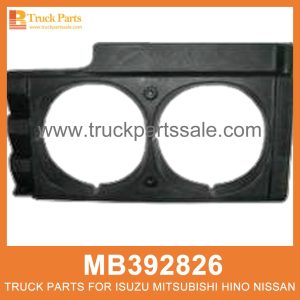 Bezel Right Round Head Lamp MB392826 for Mitsubishi truck L??mpara de cabeza redonda de bisel