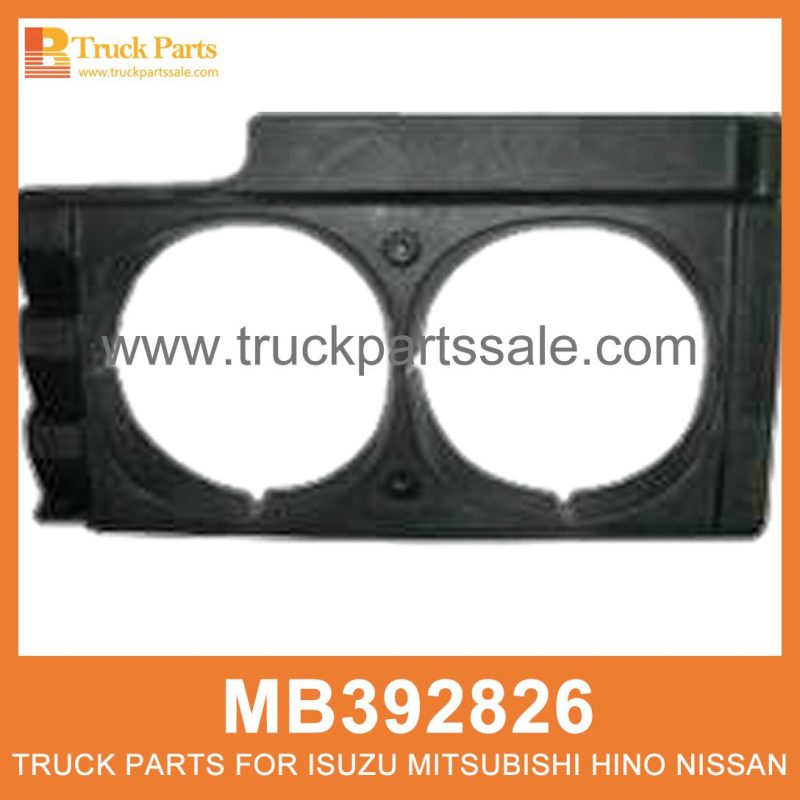 Bezel Right Round Head Lamp MB392826 for Mitsubishi truck L??mpara de cabeza redonda de bisel
