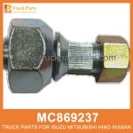 Bolt Nut Left Front Hub 38mm Nut MC869237 for Mitsubishi truck Tuerca del perno Cuerto delantero izquierdo