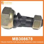 Bolt Nut Left Front Hub MB308678 for Mitsubishi truck Tuerca del perno Cuerto delantero izquierdo