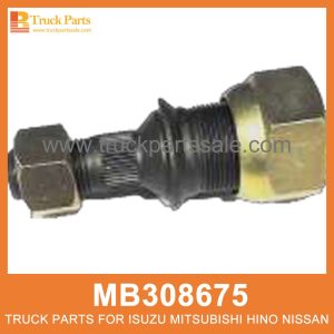 Bolt Nut Right Front Hub MB308675 for Mitsubishi truck Tuerca del perno cubero delantero derecho
