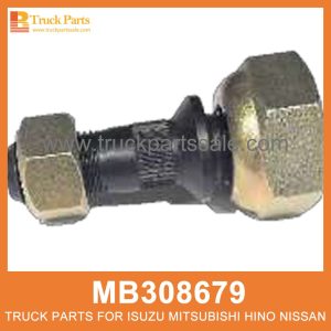 Bolt Nut Right Front Hub MB308679 for Mitsubishi truck Tuerca del perno cubero delantero derecho