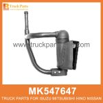 Bracket Right Outside Mirror Wide Cab MK547647 for Mitsubishi truck Soporte justo afuera de la cabina ancha del espejo