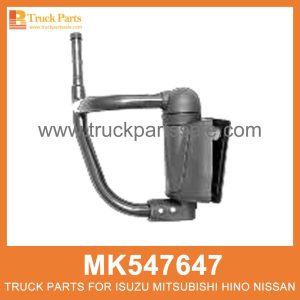 Bracket Right Outside Mirror Wide Cab MK547647 for Mitsubishi truck Soporte justo afuera de la cabina ancha del espejo