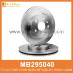 Brake Disc Rotor 5 Holes MB295040 MB295970 for Mitsubishi truck Rotor de disco de freno