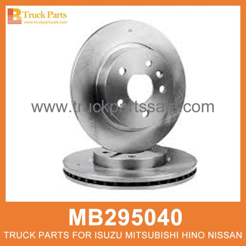 Brake Disc Rotor 5 Holes MB295040 MB295970 for Mitsubishi truck Rotor de disco de freno