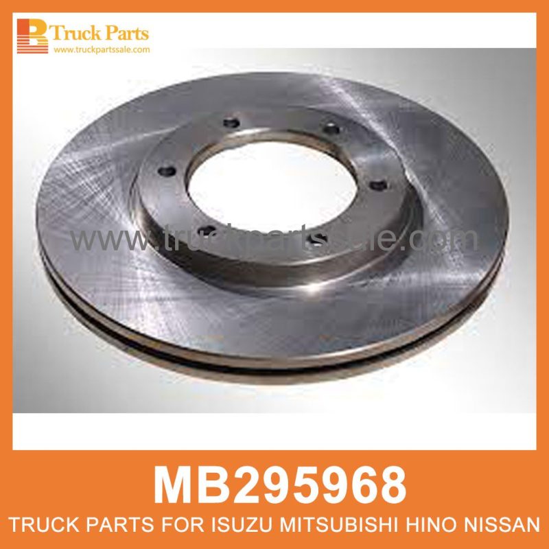 Brake Disc Rotor 6 Holes MB295968 for Mitsubishi truck Rotor de disco de freno