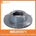 Brake Disc Rotor 6 Holes MB295971 for Mitsubishi truck Rotor de disco de freno