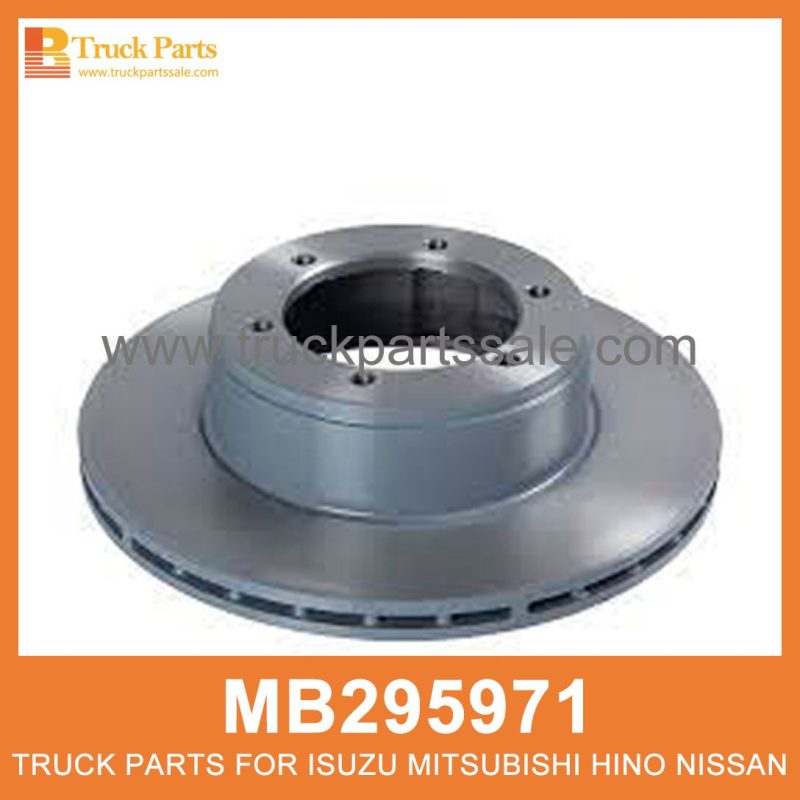 Brake Disc Rotor 6 Holes MB295971 for Mitsubishi truck Rotor de disco de freno