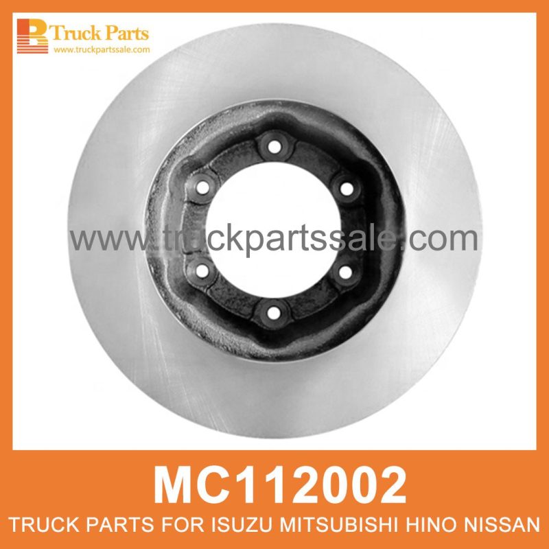 Brake Disc Rotor 6 Holes MC112002 for Mitsubishi truck Rotor de disco de freno