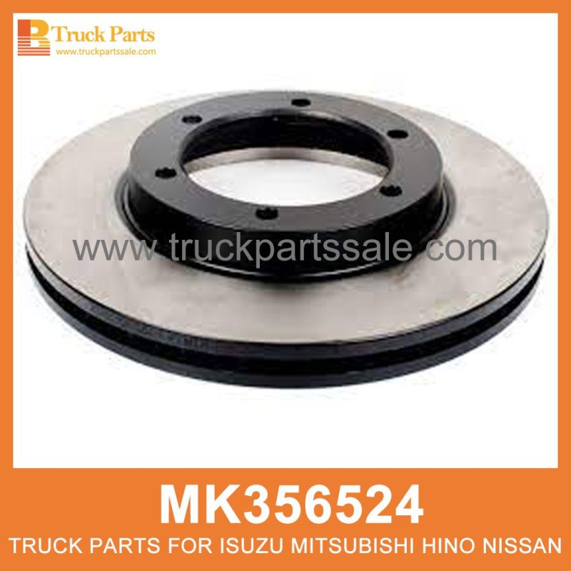 Brake Disc Rotor 6 Holes MK356524 for Mitsubishi truck Rotor de disco de freno
