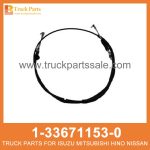 CABLE SELECT TRANS 1-33671153-0 1336711530 1-33671-153-0 for ISUZU FVR33 6HH1 Cable seleccionar trans trans trans