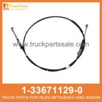 CABLE SELECT TRANS CONT 1-33671129-0 1336711290 1-33671-129-0 for ISUZU MBJ6T Cable seleccionar trans