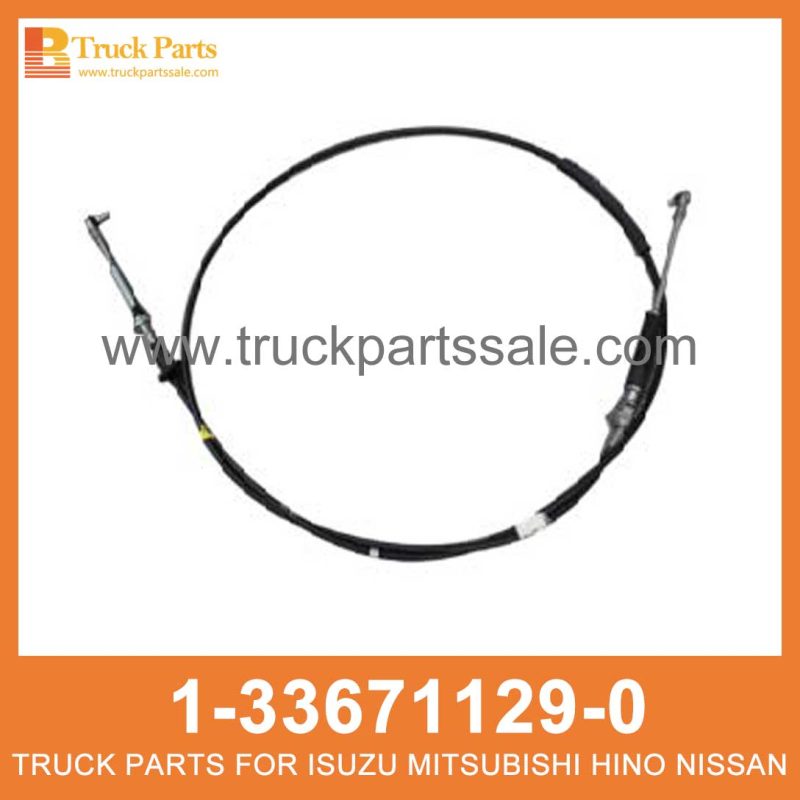 CABLE SELECT TRANS CONT 1-33671129-0 1336711290 1-33671-129-0 for ISUZU MBJ6T Cable seleccionar trans