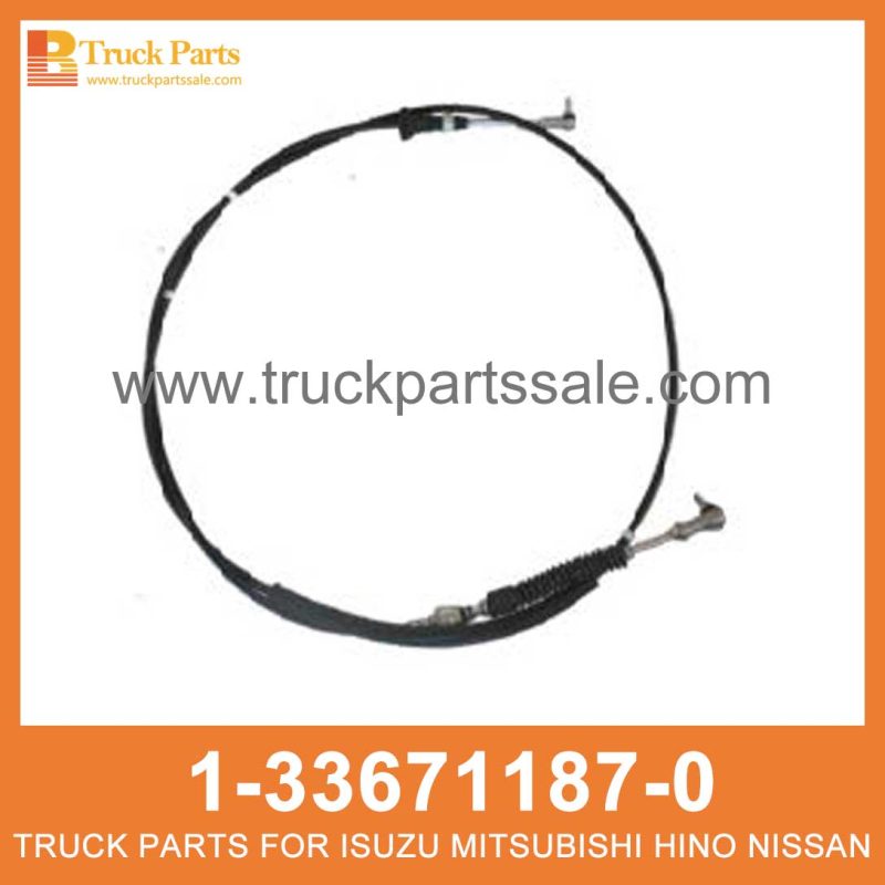 CABLE SHIFT TRANS 1-33671187-0 1336711870 1-33671-187-0 for ISUZU FVR 6SD1T Transformaci??n de cable trans