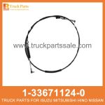 CABLE SHIFT TRANS CONT 1-33671124-0 1336711240 1-33671-124-0 for ISUZU MBJ6T Cambio de cable trans contio