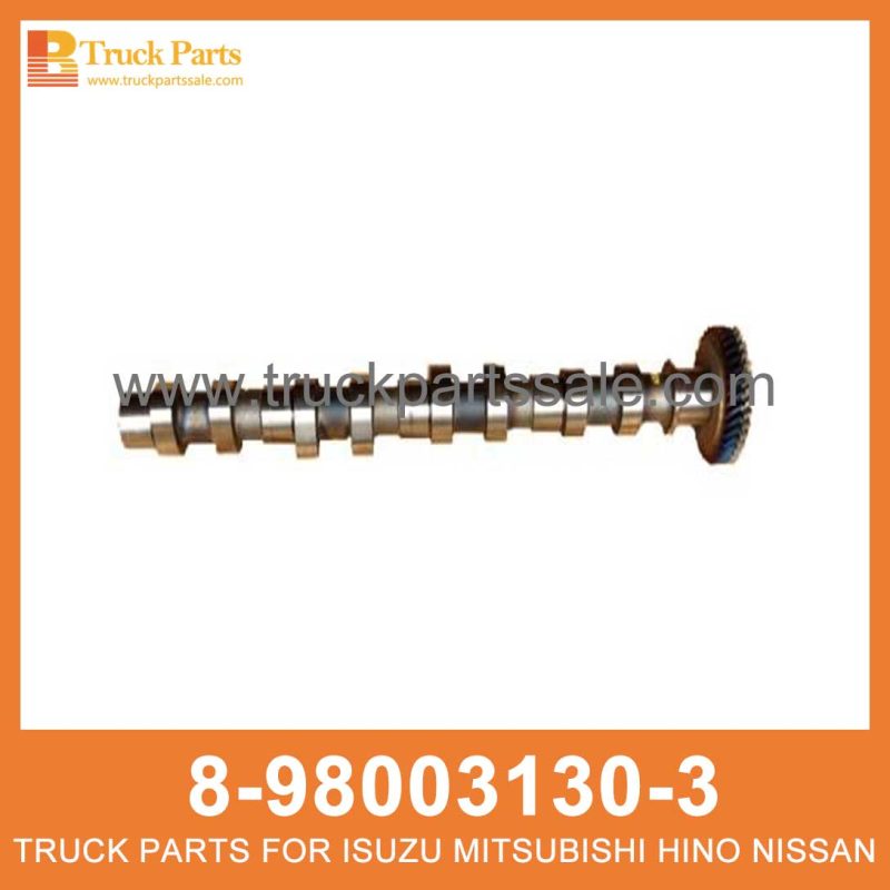 CAMSHAFT EXH 8-98003130-3 8980031303 8-98003-130-3 for ISUZU 4JJ1 Exposici??n del ??rbol de levas Exh