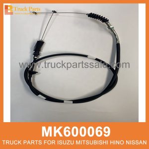 Cable Accelerator LHD with Adjuster 1275mm MK600069 for Mitsubishi truck Acelerador de cable LHD con ajustador LHD