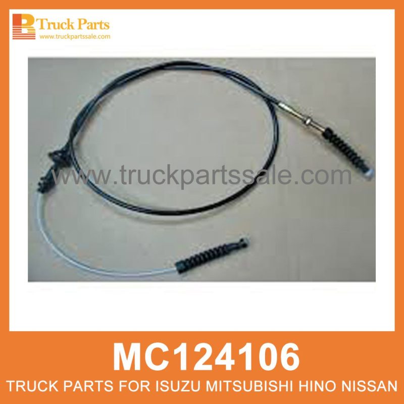 Cable Accelerator LHD with Adjuster 1650mm MC124106 for Mitsubishi truck Acelerador de cable LHD con ajustador LHD