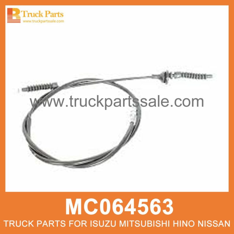 Cable Accelerator LHD with Adjuster 1735mm MC064563 for Mitsubishi truck Acelerador de cable LHD con ajustador LHD
