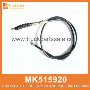 Cable Accelerator RHD with Adjuster 1775mm MK515920 for Mitsubishi truck Acelerador de cable RHD con ajustador RHD