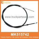 Cable Accelerator with Adjuster 2160mm MK515742 for Mitsubishi truck Acelerador de cable con ajustador