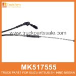 Cable Accelerator with Adjuster 2480mm MK517555 for Mitsubishi truck Acelerador de cable con ajustador