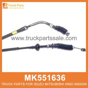 Cable Accelerator without Adjuster 3235mm MK551636 for Mitsubishi truck Acelerador de cable sin ajustador