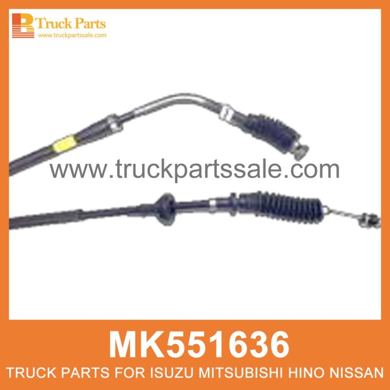 Cable Accelerator without Adjuster 3235mm MK551636 for Mitsubishi truck Acelerador de cable sin ajustador