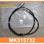 Cable Front Parking Brake Cable de freno de estacionamiento delantero MK515732 for Mitsubishi truck