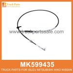 Cable Gear Selector 2740mm Length MK599435 for Mitsubishi truck Selector de engranajes de cable