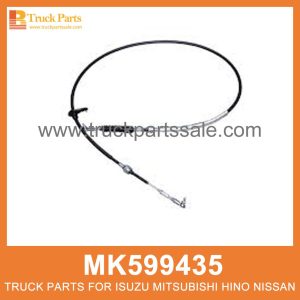 Cable Gear Selector 2740mm Length MK599435 for Mitsubishi truck Selector de engranajes de cable